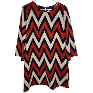 Traffic People Anthropologie Chevron Dress